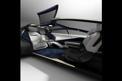 Aston Martin Lagonda Vision Electric 4 seat Performance Sedan Concept 